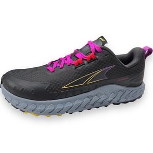 Altra Outroad Womens Size 8 Trail Hiking Running Shoes Dark Grey Blue EUC!